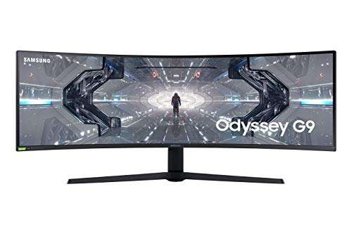 Samsung Odyssey G9 LC49G95TSSRXXU 49" 1000R Curved Gaming Monitor - 240hz, 1ms, 1440p QHD, Gsync, QLED, HDMI, Displayport - £939.98 @ Amazon
