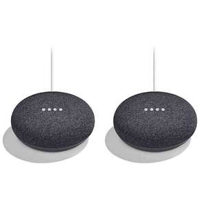 2 x Google Nest Mini (2nd Gen) - Charcoal / Chalk £29 with code + Sharpie 2 pack £1.30 = £30.30 (free collection) @ John Lewis & Partners