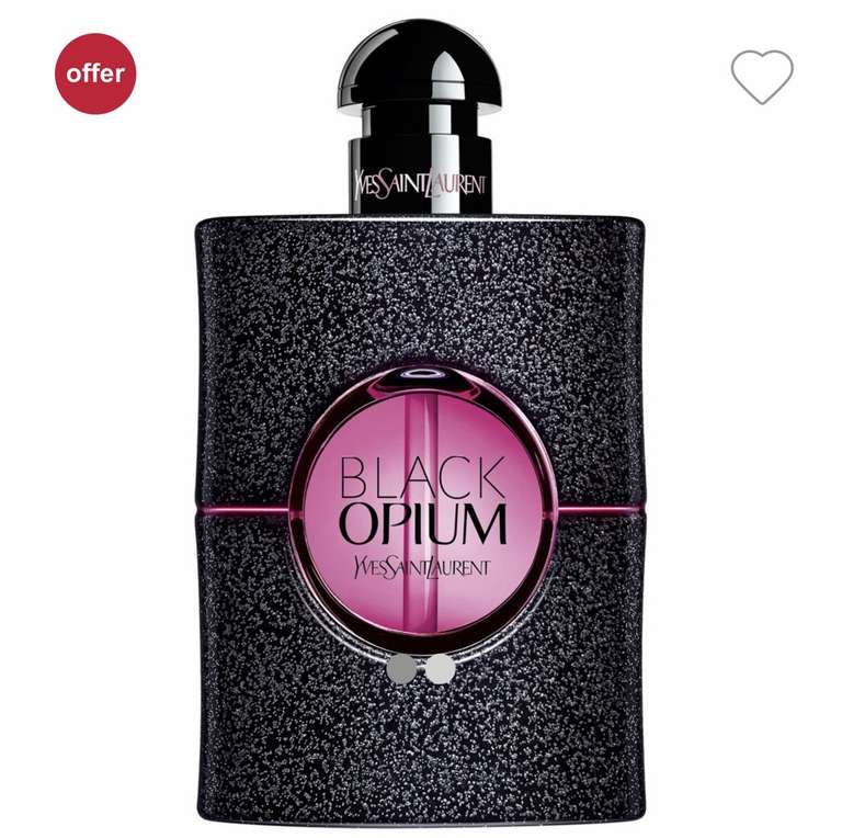 YSL Black Opium Neon Eau de Parfum 75ml with code £40 Delivered @ Boots