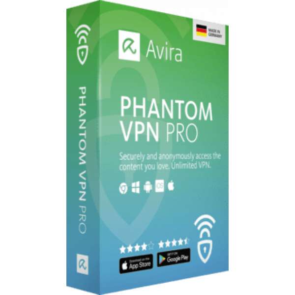 Avira Phantom VPN Pro Unlimited data on unlimited devices - Free for 6 months. *Update now free after 6 months trial ends* @ Sharewareonsale