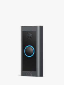 Ring Smart Video Doorbell Wired, With Built-in Wi-Fi & Camera - £37 + 2 Year Guarantee & Free Collection @ John Lewis & Partners
