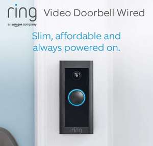 Ring Video Doorbell Wired With Built-in Wi-Fi & Camera – HD Video + 30-day free trial of Ring Protect Plan- £37 @ Amazon