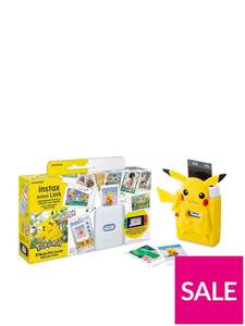 Fujifilm Instax Mini Link Printer Nintendo Switch Special Edition - Ash White With Pikachu Case £99.99 at Very