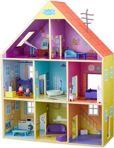 Peppa Pig CO07004 Wooden Playhouse, Multicoloured - £50 @ Amazon