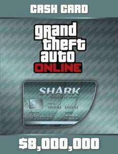 GRAND THEFT AUTO ONLINE (GTA V 5): MEGALODON SHARK CASH CARD PC £21.99 at CDKEYS
