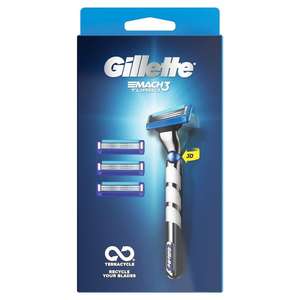 Gillette mach 3 turbo 3d starter pack (4 blades) £7.93 with code Delivery 3.99 or FREE click and collect over £20 at Lloyds Pharmacy