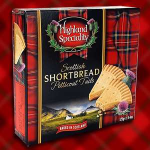 1 x Highland Specialty Scottish Shortbread Petticoat Tails 125g Box - Best Before 30/09/2022 £1 (£1 delivery) @ Yankee Bundles