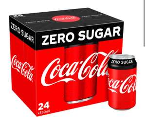 Coca Cola Zero Sugar 24x330ml - £6.50 @ Co-Op
