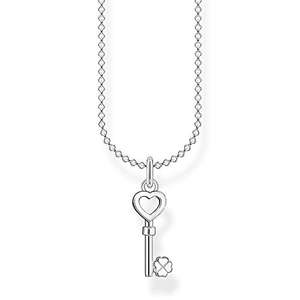 Thomas Sabo 925 Sterling Silver Key with Heart & Cloverleaf Necklace 38-45cm - £22.54 @ Amazon