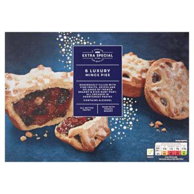 Free - ASDA Extra Special Luxury Mince Pies worth £1.75 (online orders - Min spend required) - Selected accounts