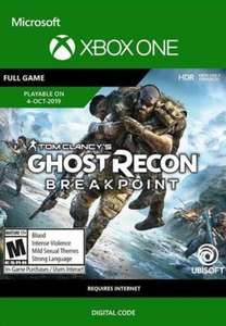 Ghost Recon Breakpoint Xbox One - Argentina (requires VPN) - £5.40 @ argentinavpngames / Eneba
