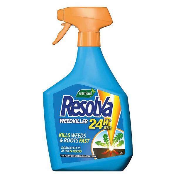 Resolva 24H Weedkiller Ready To Use - 1L - £2 (Free Click & Collect) @ Homebase