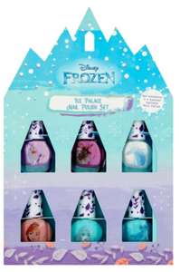 Disney Frozen Ice Palace Nail Polish Set 6 x 4 ml - £3.60 (club card price) @ Tesco