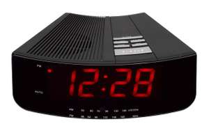LOGIK LCRAN12 FM/AM Clock Radio - Black £12.99 delivered @ Currys