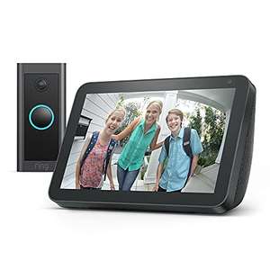Echo Show 8 (1st Gen) + Ring Video Doorbell Wired by Amazon, Works with Alexa, Charcoal or Sandstone fabric £72.99 Delivered @ Amazon