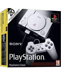 OFFICIAL Sony PlayStation PS Classic Console Free 20 Games, NEW SEALED £71.99 with code free delivery at ebay / bopster