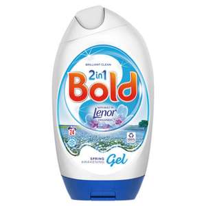 Bold 2 in 1 Washing Liquid Gel Spring Awakening 24 Washes £3 at Asda