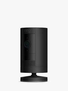 Ring Stick Up Cam Smart Security Camera with Built-in Wi-Fi, Battery Powered, Black £54 at John Lewis