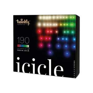Twinkly Icicle 190 LED RGB Gen 2 Transparent Wire 5m £74.99 with code @ whitestores