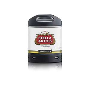 PerfectDraft Stella Artois Premium Belgian Lager 1 x 6 litre Keg for Philips Machine £30.50 / £22.87 via sub & Save @ Amazon