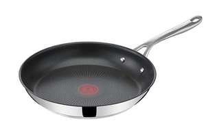 Jamie Oliver by Tefal Cooks Direct Stainless Steel 24cm Frying Pan, E3040444 - £17.49 Prime (+£4.49 Non-Prime) @ Amazon
