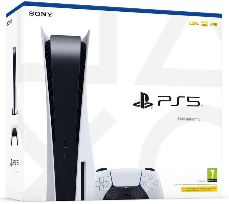 Both PS5 consoles, Disc Edition £449.99 free Click & Collect / £3.95 delivery @ Argos - buy via APP