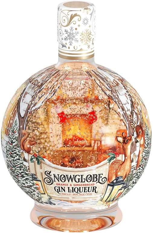 Snow Globe Gin Liqueur, Orange & Gingerbread Gin Liqueur, 70cl, Illuminating Bottle - £23.69 Sold by RaceTrackWOW and Fulfilled by Amazon