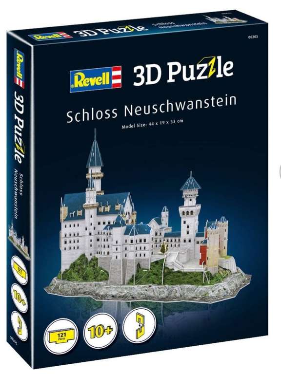 Revell Neuschwanstein Castle 3D Puzzle 121 Pieces - £10 (free click and collect or £3.95 postage) @ Hobbycraft