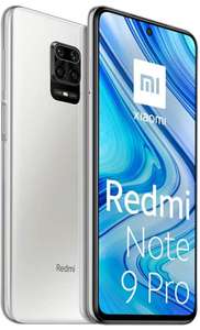 Xiaomi Redmi Note 9 Pro Smartphone 4G (6.67 Inches 6GB RAM, 64GB, 5020mAh, NFC), Glacier White [German Version] - £119.97 @ Amazon