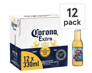 Corona Extra 12X330ml - £9 Clubcard Price @ Tesco