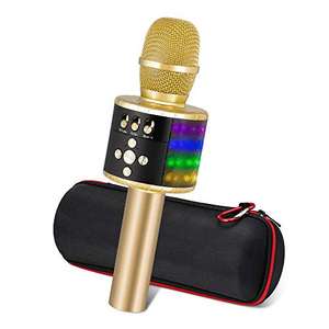 Ankuka Karaoke 4 in 1 Handheld Bluetooth Microphone for kids for £19.54 Prime delivered (+£4.99 Non Prime) @ Ankuka-UK / Amazon