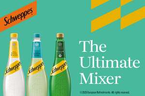 Schweppes Mixers 1L e.g. Ginger Ale, Bitter Lemon, Indian Tonic, Tonic Water £1 @ Sainsbury's