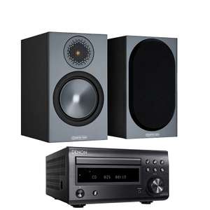 Monitor Audio Bronze 50 + Denon DM41DAB Package Deal inc Cables - £399 @ Nintronics