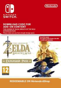 [Nintendo Switch] The Legend Of Zelda: Breath Of The Wild Expansion Pass - £12.89 @ CDKeys  