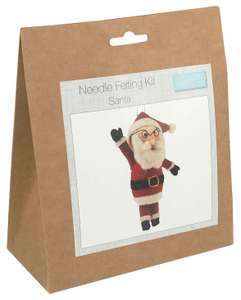 Christmas needle felting kit - 4 designs to choose from £2 at Dunelm