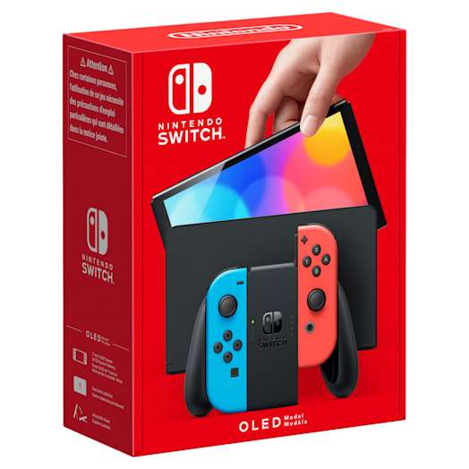 Nintendo Switch OLED Neon Blue and Red Console - £289.99 With Code (When You Add A Mastercard) @ Costco