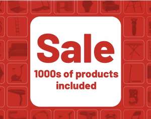 Argos Sale incl. Hair Clips £2.50, Bosch Drill Bit Set £9, Dumbell £2.99, Storage Containers £9.60, free C&C @ Argos