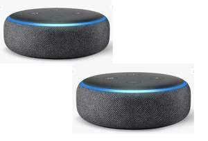 2 x Amazon Echo Dot Smart Device 3rd Gen - 2 Yr Warranthy - £29 with code + £2 C&C (Free for over £30) / £3.50 Del@ John Lewis & Partners