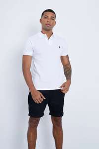 White Polo Ralph Lauren Slim Fit Polo Shirt - £25.50 + £3.99 delivery @ I Saw It First