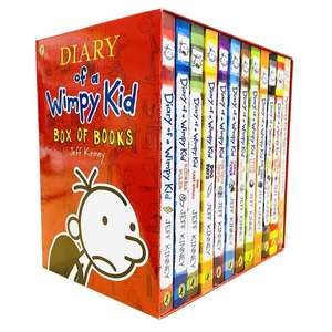 12 X Diary of a Wimpy Kid by Jeff Kinney - 12 Books Collection Set - £24.99 + £2.99 delivery @ Books4People