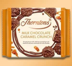 7 X Thorntons Caramel Crunch Milk Chocolate Biscuits 128g Packs £5 @ Yankee Bundles Best Before 12/02/2022