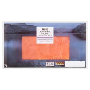 Smoked salmon 300g £3.75 at Tesco