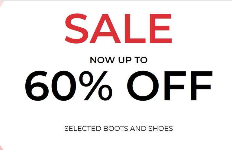 Up to 60% off Men's, women's & Kids footwear Free collection and Returns From Clarks