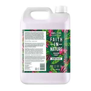 Faith in Nature Dragon Fruit Hand Wash 5 Litre - £31.86 (With Code) @ Holland and Barrett
