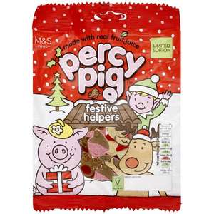 M&S Percy Pigs 83p, Colin the Caterpillar 88p & other festive sweets, snacks 50% off @ Marks & Spencer Lewisham
