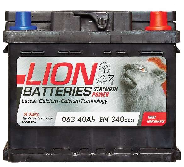 Lion 063 Car Battery - 3 Year Guarantee £33.49 Delivered @ Euro Car Parts