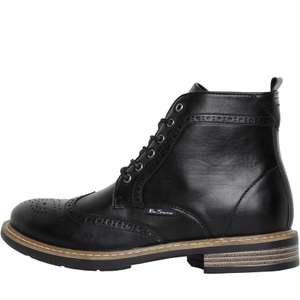 Ben Sherman Mens Templeton Brogue Boots Black - £34.99 + £4.99 delivery @ MandM Direct