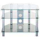 Clear glass TV (up to 32" TV) stand £20 @ Tesco Direct