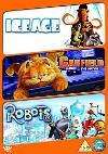 Robots / Ice Age / Garfield The Movie DVD £5.73 at Asda