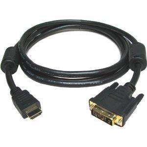Premium HDMI to DVI Cable Gold 2 Metre £2 @ Amazon - sold by Obozzo. 